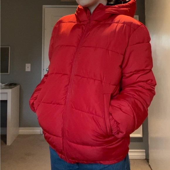 H&M Red puffer jacket ❤️ - Picture 1 of 5